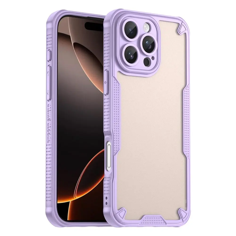 ArmorShield Hybrid Case, iPhone 16 Pro Max, fialový