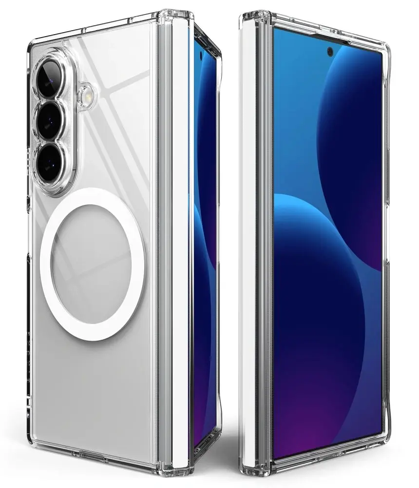 Ringke Fusion Flap Magnetic MagSafe obal, Samsung Galaxy Z Fold 8 Ultra, průhledný