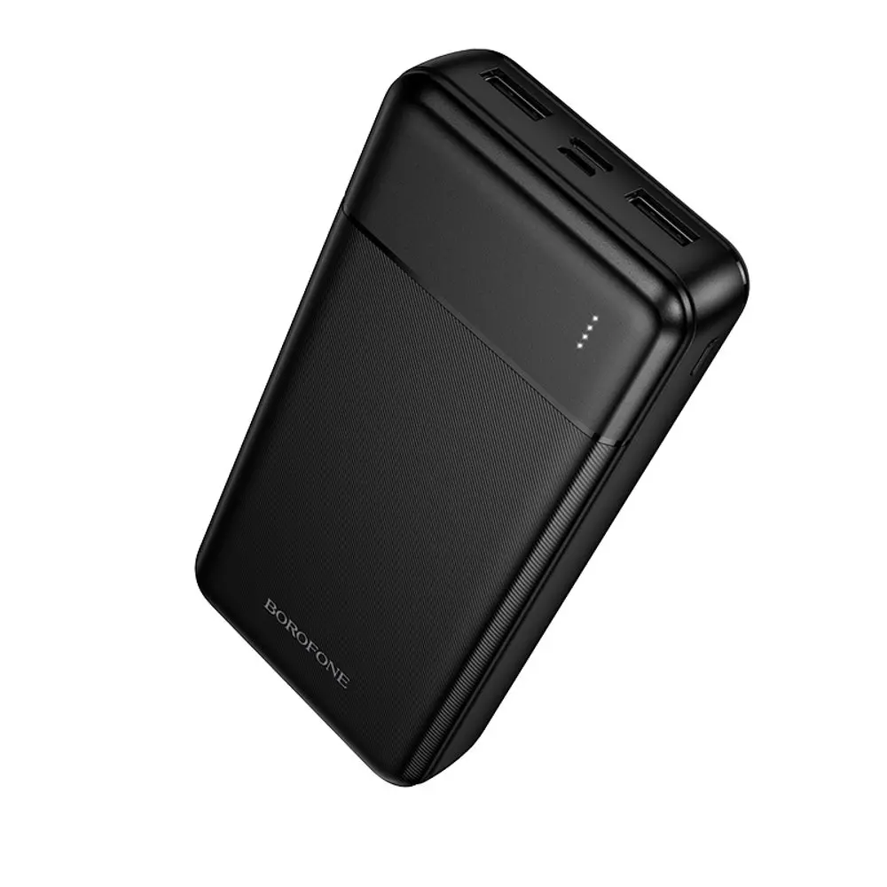 Borofone BJ88A Clever Power Bank 20000 mAh, 2× USB-A, černá