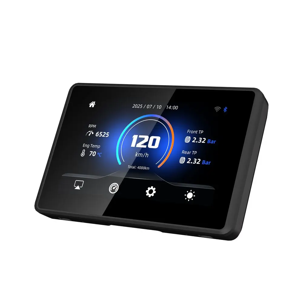 5" Bezdrátový displej pro motocykly BMW, Apple CarPlay / Android Auto