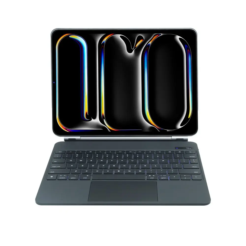 JP Magnetic Keyboard MK01 pouzdro na tablet s displejem, iPad Pro 13 2024 / 2025, černé