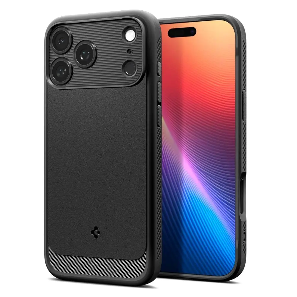 Kryt pro iPhone 17 Pro Spigen Rugged Armor MagSafe - matně černý