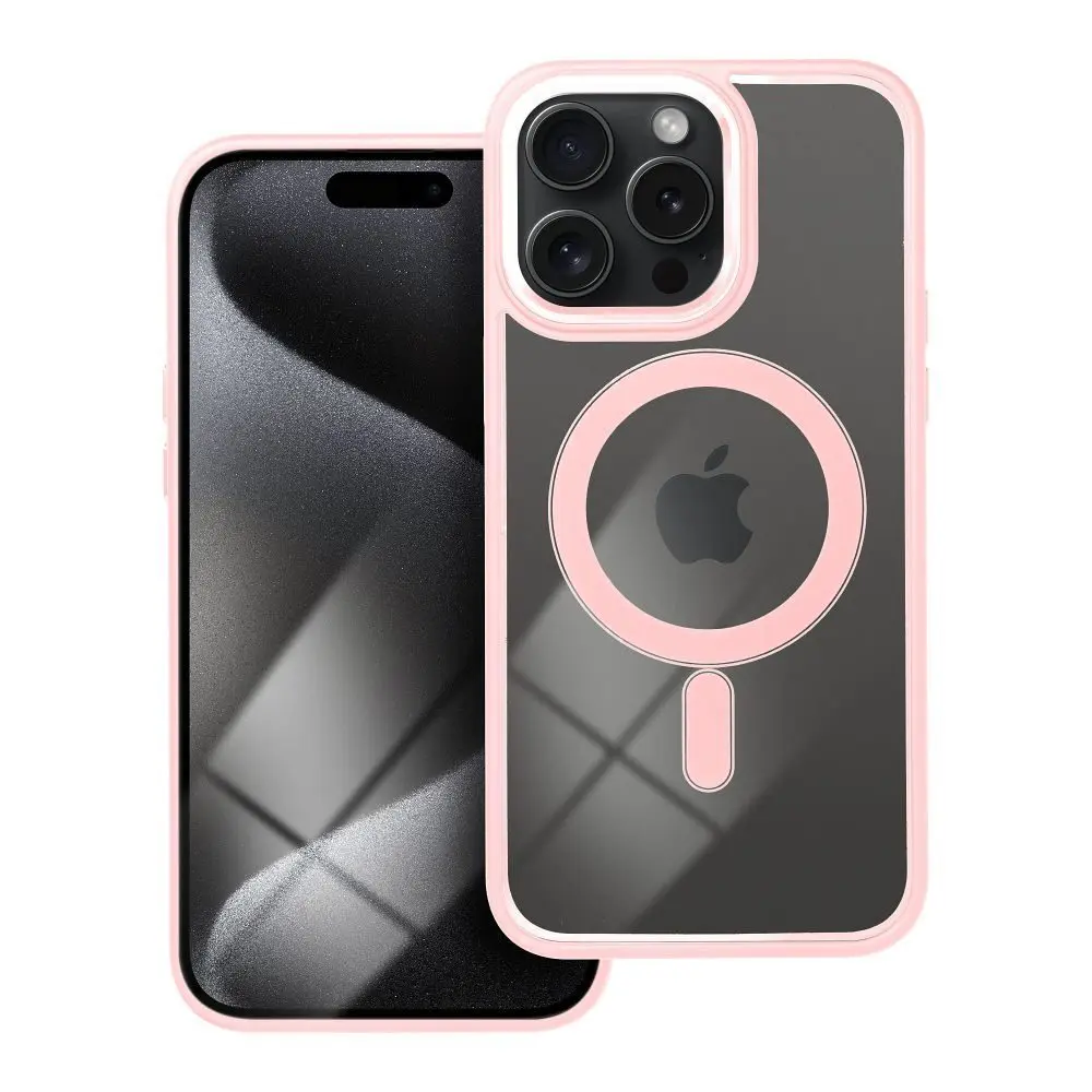 Color Edge Mag Cover s MagSafe, iPhone 15 Pro Max, růžový