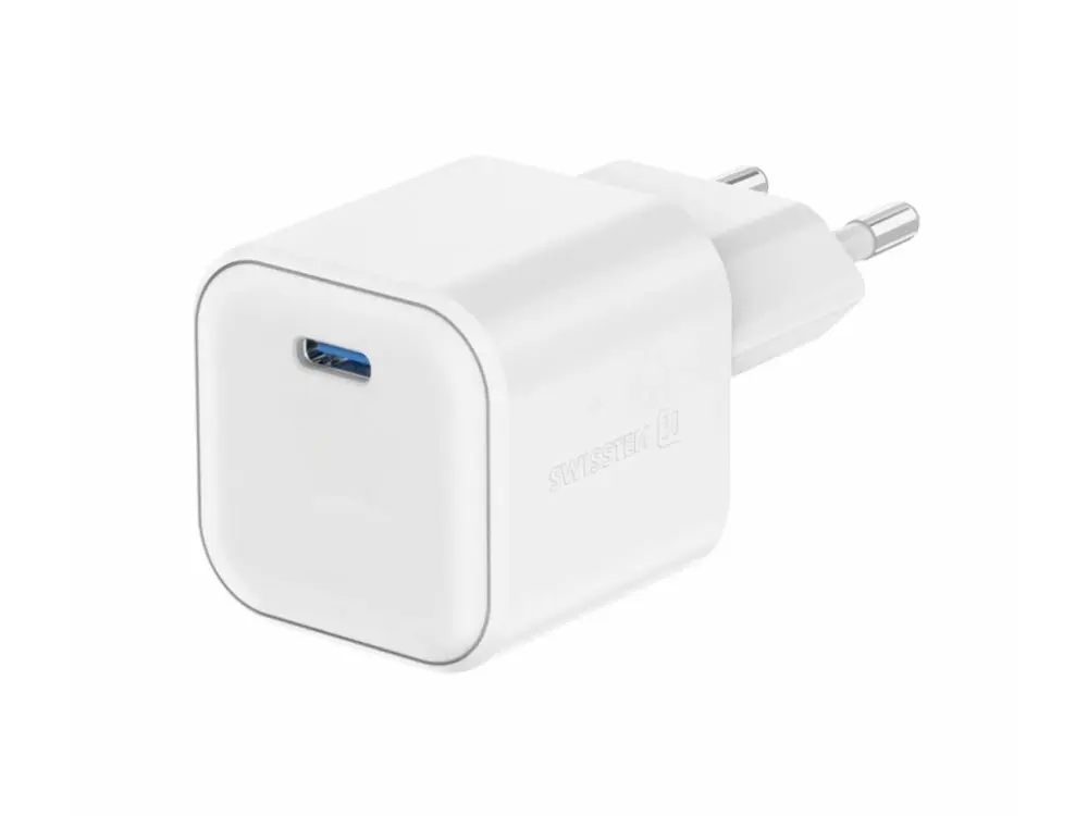 Adaptér Swissten s funkcí rychlonabíjení 35W bílý
