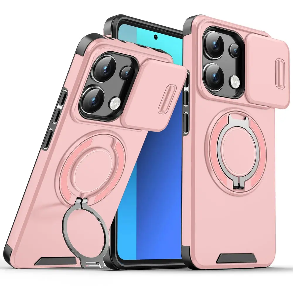 Camslide Stand obal, Xiaomi Redmi Note 13 Pro 5G, růžový