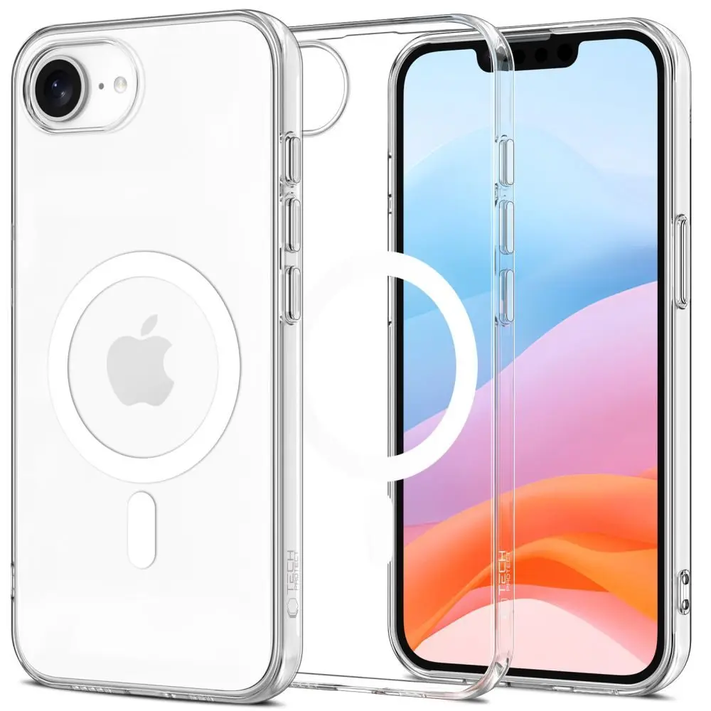 Tech-Protect Flexair MagSafe, iPhone 16e / 17e, průhledný