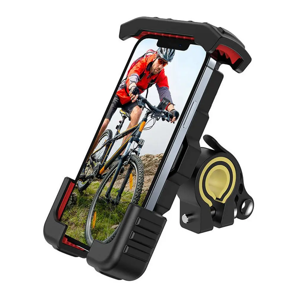 JP Kovový držák smartphonu na řídítka kola a motocyklu, BH03, černý