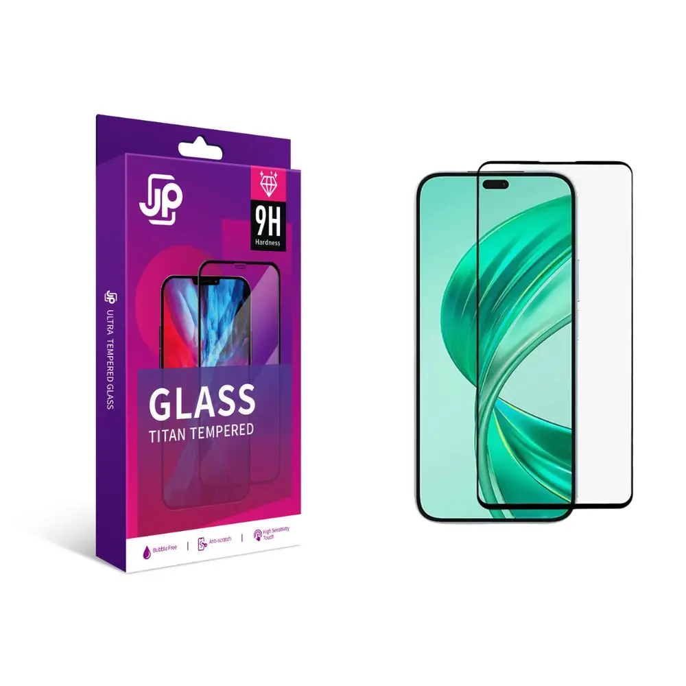 JP Titan extra odolné tvrzené sklo, Honor X8b, černé