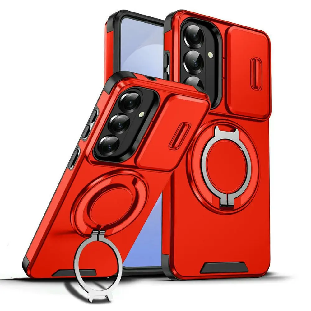 Camslide Stand obal, Samsung Galaxy S26 Plus, červený