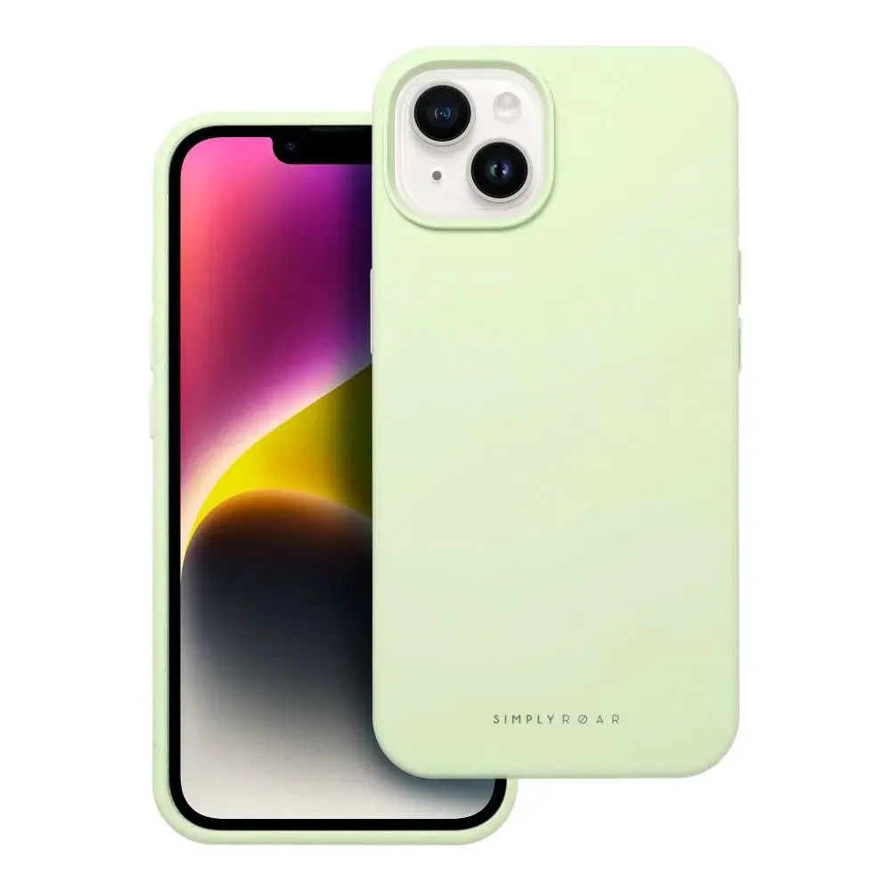 Roar Cloud-Skin, iPhone 14 Plus, světle zelený