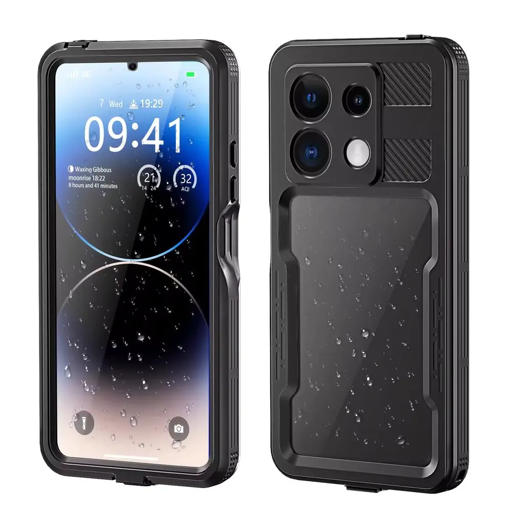 ShellBox IP68 obal, Xiaomi Redmi Note 13 Pro 5G, černý