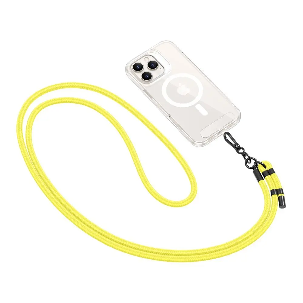 Tech-Protect C1S Crossbody popruh, neonově žlutý / černý