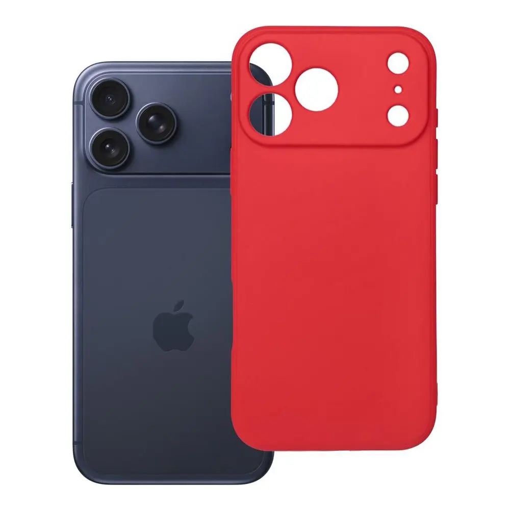 Forcell soft, iPhone 17 Pro Max / 18 Pro Max, červený