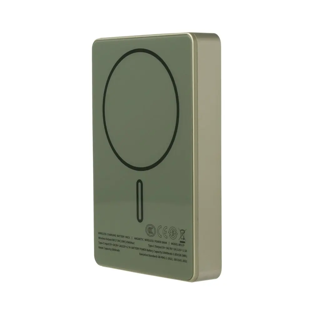 Metallic Ultraslim MagSafe bezdrátová Powerbanka, 10000mAh, PD20W, šedá