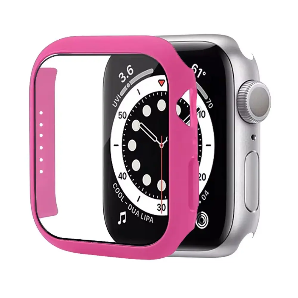 JP Watch case, Apple Watch 4 / 5 / 6 / SE 1 / 2 / 3, 44 mm, tmavě růžový