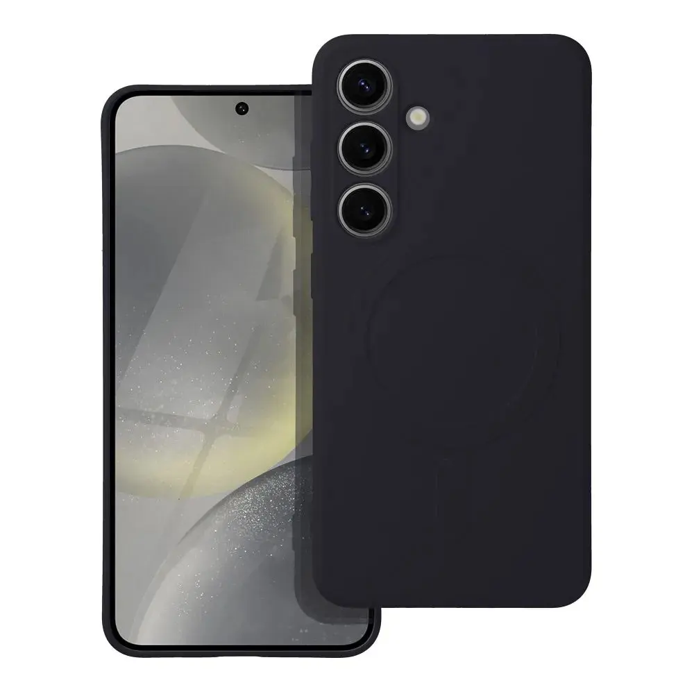 Forcell SILICONE MAG COVER case compatible with MagSafe for SAMSUNG A56 black 299840