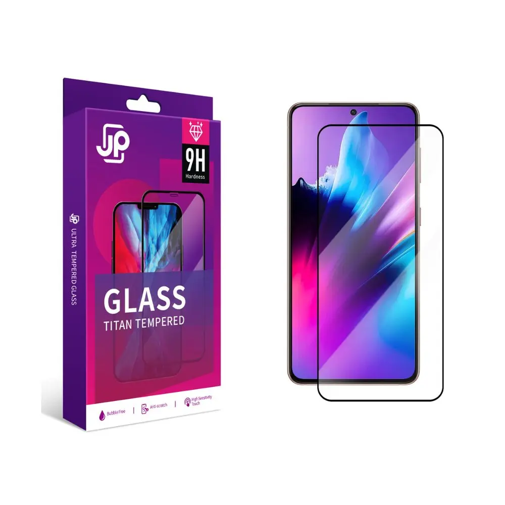 JP Titan extra odolné tvrzené sklo, Samsung Galaxy S26, černé