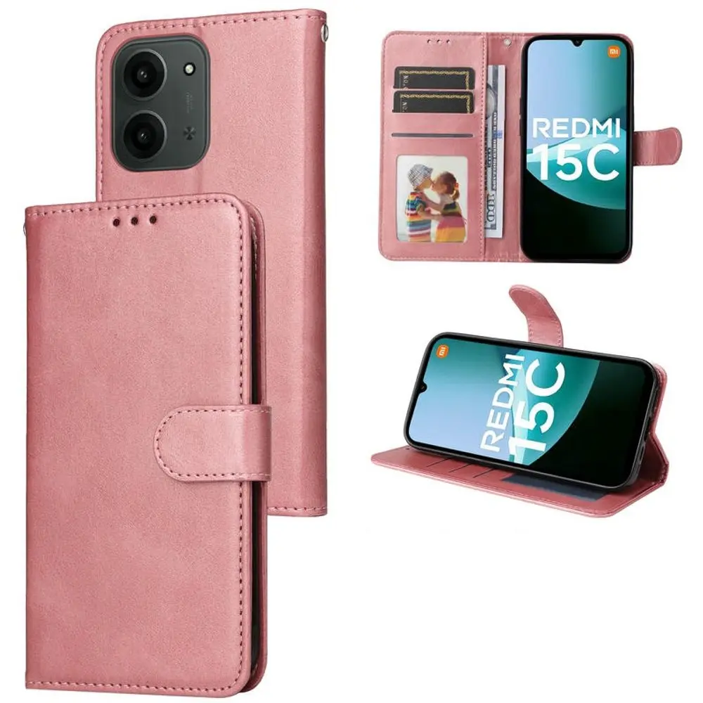Magnet Case, Xiaomi Redmi 15C, růžový
