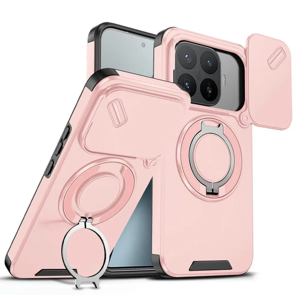 Camslide Stand obal, Xiaomi 17T Pro, růžový