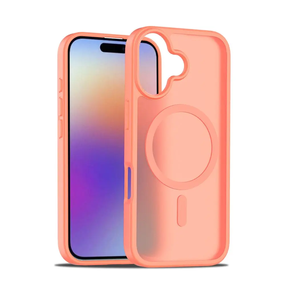 JP MagFit Colour MagSafe obal s N52 magnetem, iPhone 17, oranžový