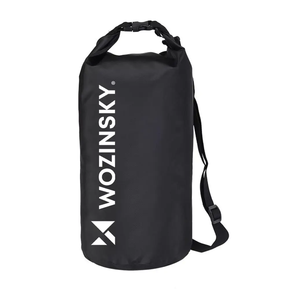 Wozinsky WWK-20 Vodotěsný vak, 20 l, černý