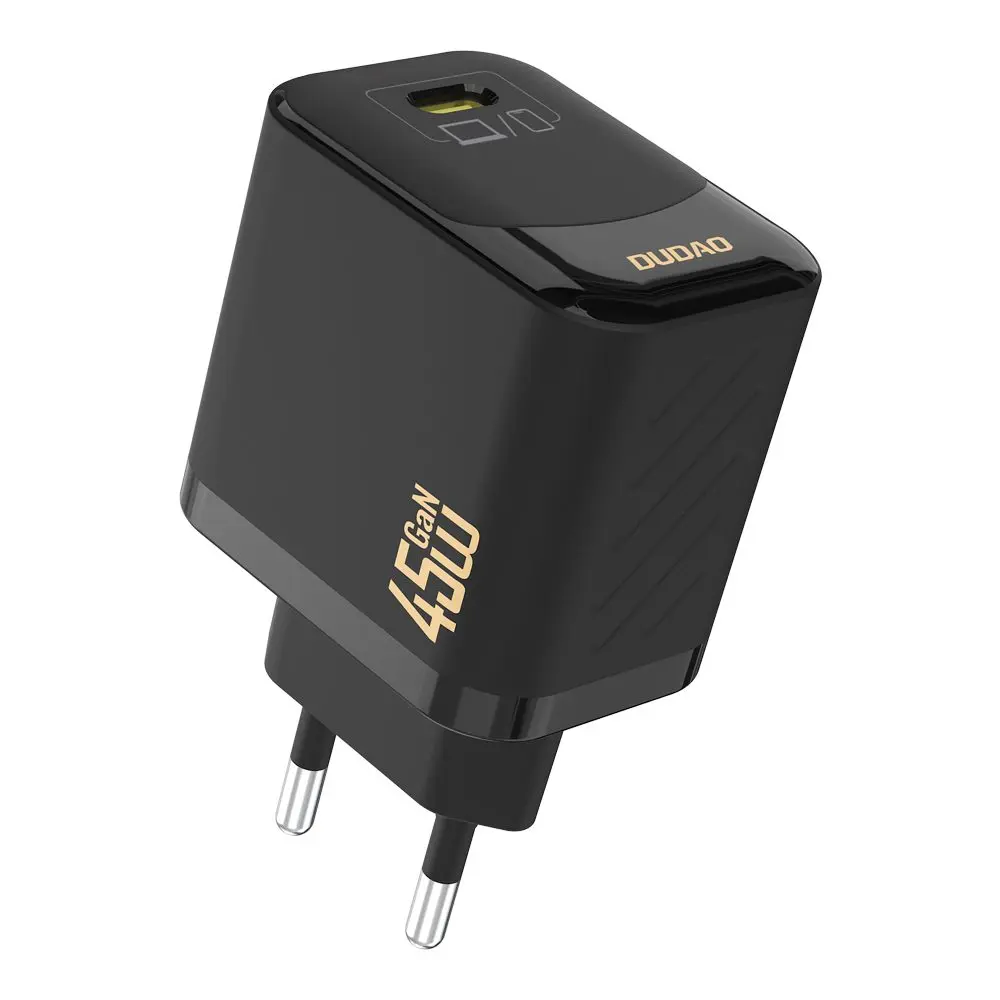 Dudao A28 nabíječka USB-C, 45W GaN, černá