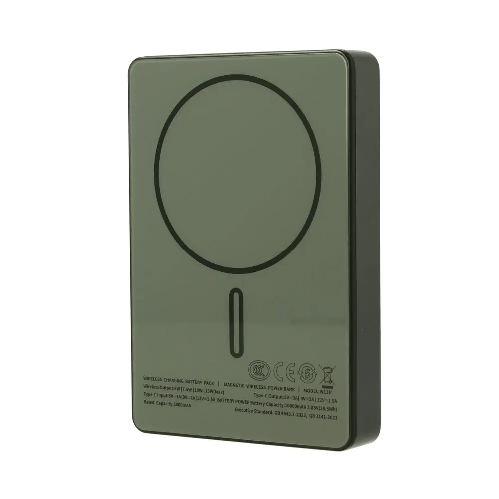 Metallic Ultraslim MagSafe bezdrátová Powerbanka, 5000mAh, PD20W, šedá