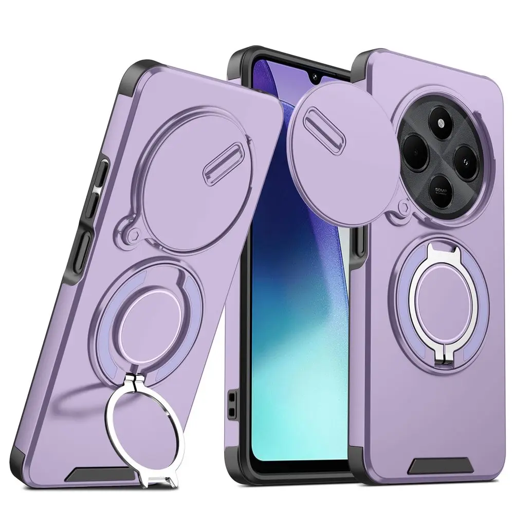 Camslide Stand obal, Xiaomi Redmi 14C, fialový