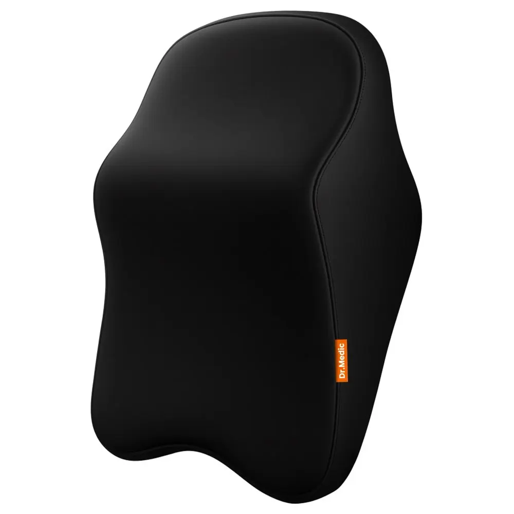 Ergonomický polštář na opěrku hlavy, černý