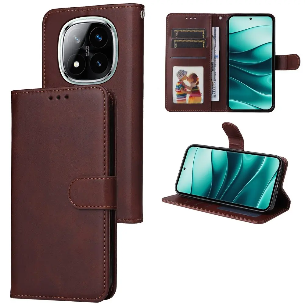 Magnet Case, Xiaomi Redmi Note 14 Pro Plus 5G, hnědý