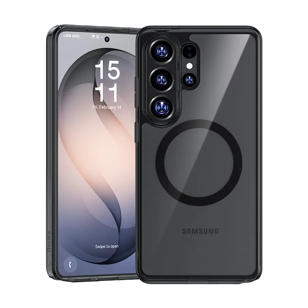 Kryt Benks Magnetic Crystal TPU Frame (0050) pro Samsung Galaxy S26 Ultra černý