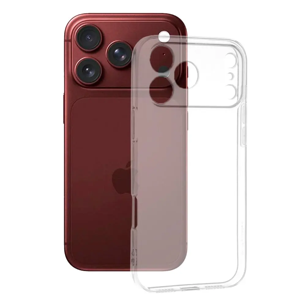 Techsuit Clear Silicone, iPhone 17 Pro Max / 18 Pro Max, průhledný