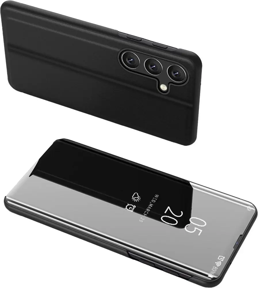 Clear view černé pouzdro na telefon Samsung Galaxy A24 4G
