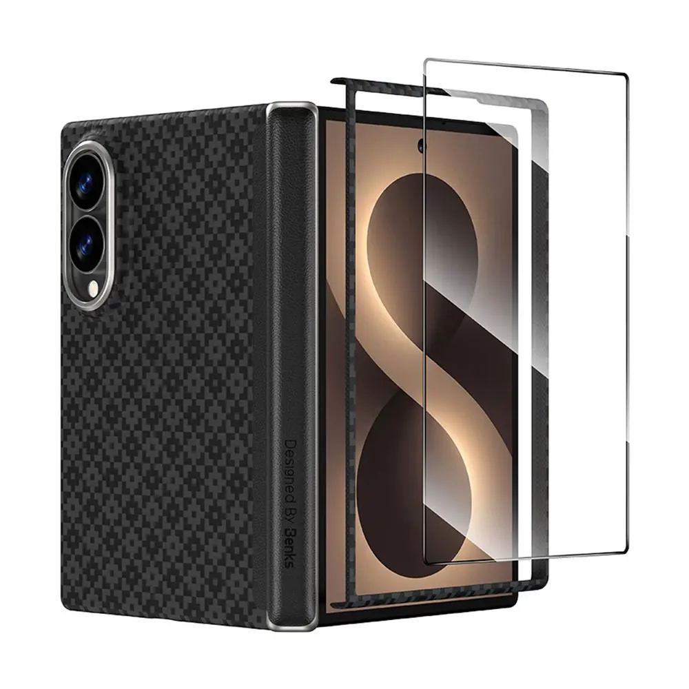 Benks Magnetic Armor Grid Pro Grand Combo obal, Samsung Galaxy Z Fold 8, černý