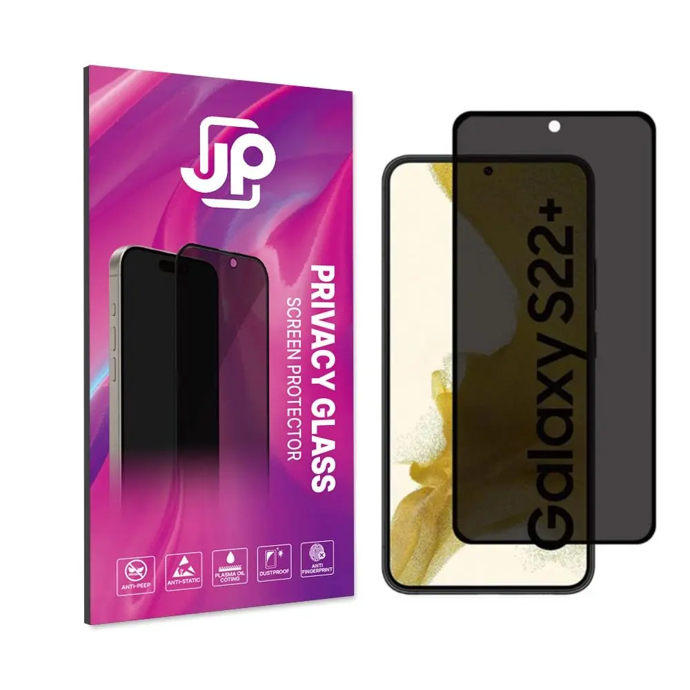 JP Privacy Tvrzené sklo, Samsung Galaxy S22 Plus, černé