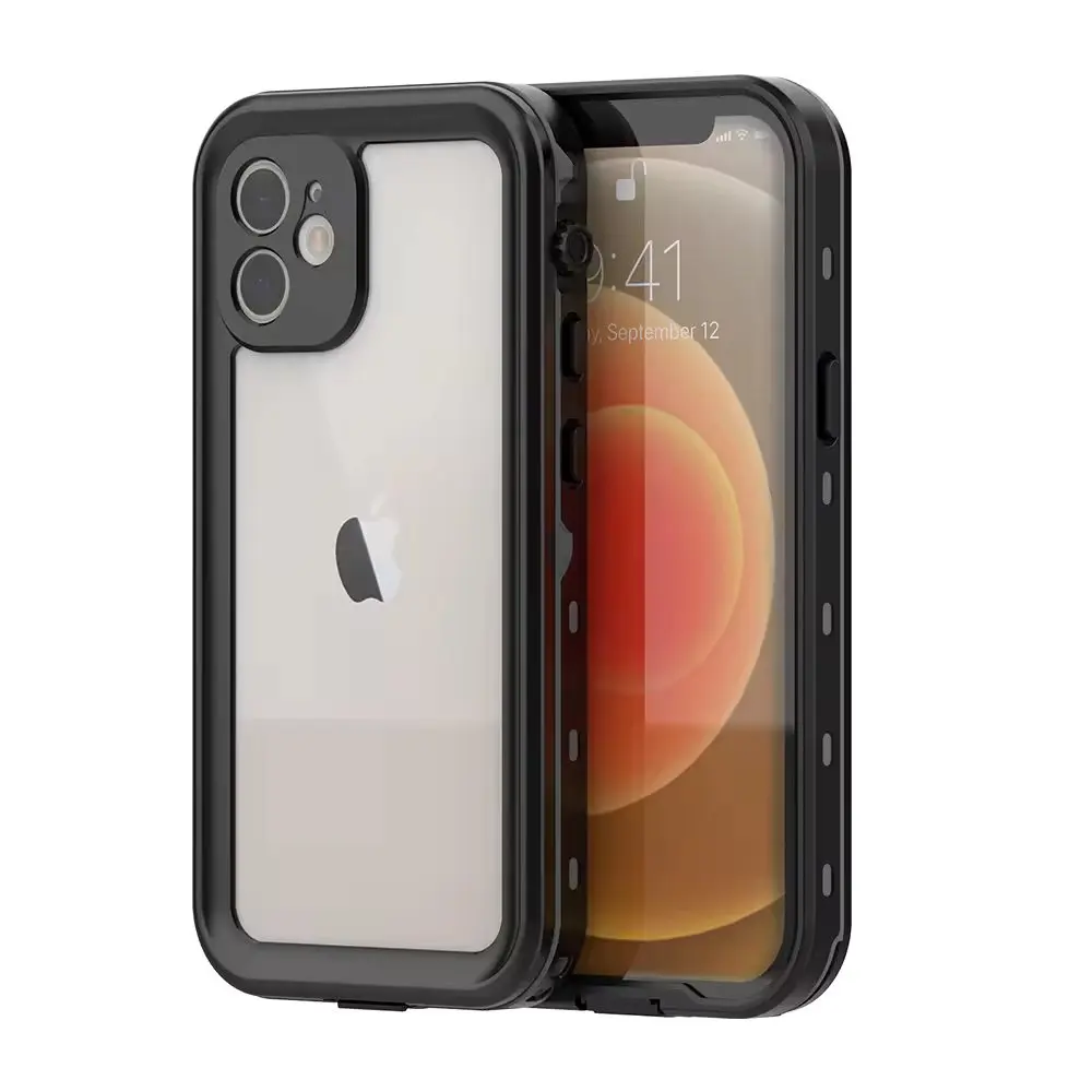 ShellBox IP68 obal, iPhone 11, černý