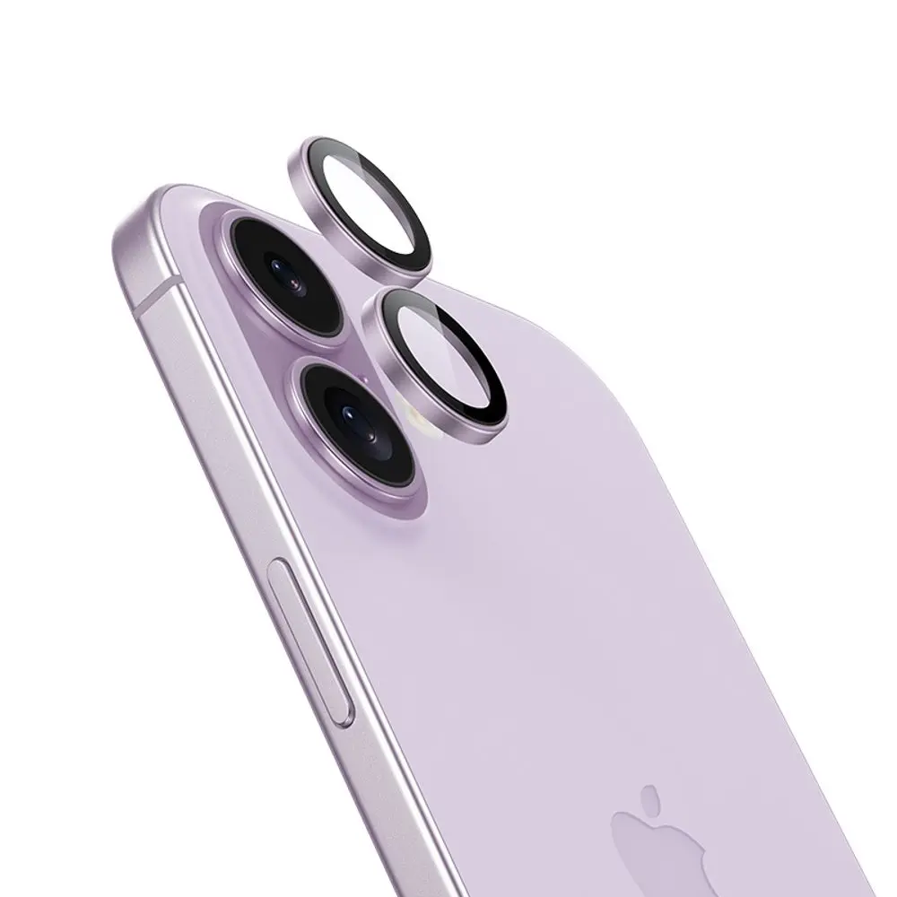 Tvrzené safírové sklo Benks DR na fotoaparát pro iPhone 17 levandulové