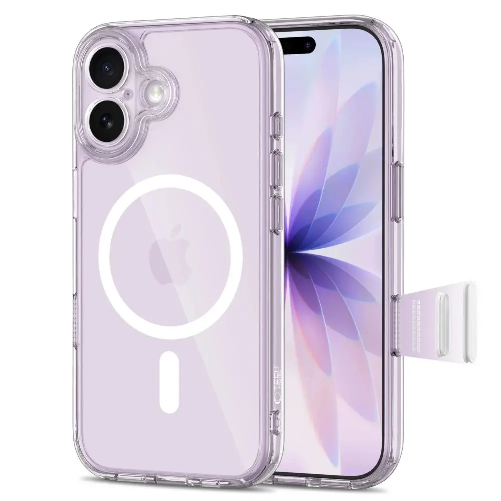 Tech-Protect MagPeak MagSafe CC, iPhone 17, průhledný