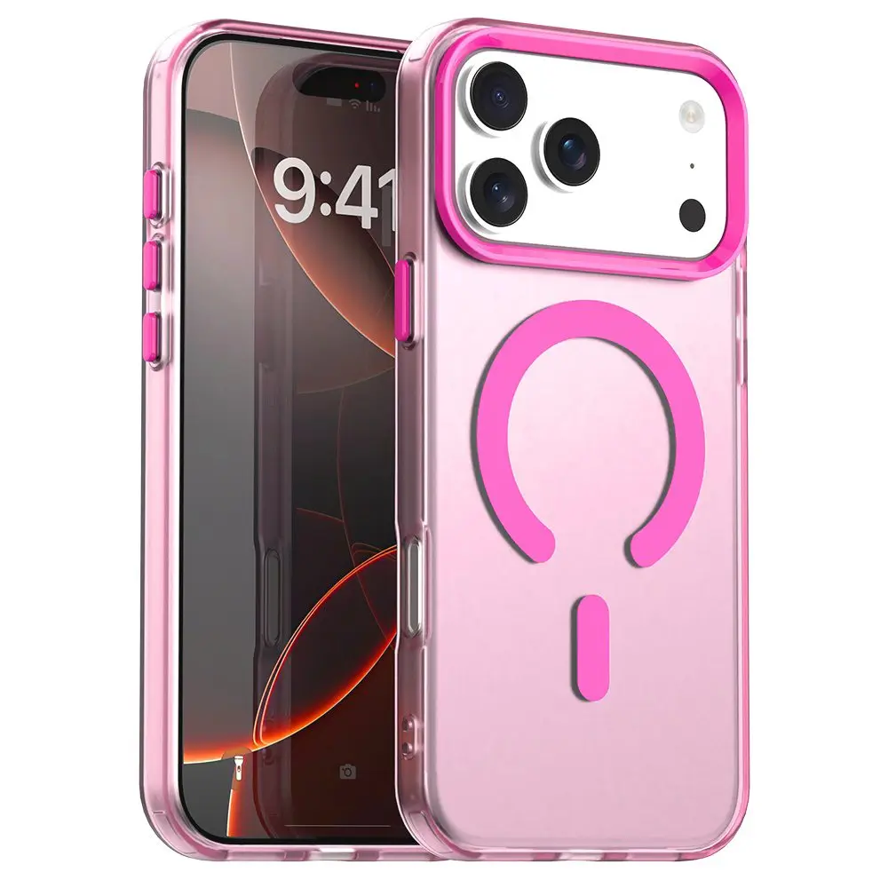 Techsuit CandyCase MagSafe, iPhone 17 Pro, růžový