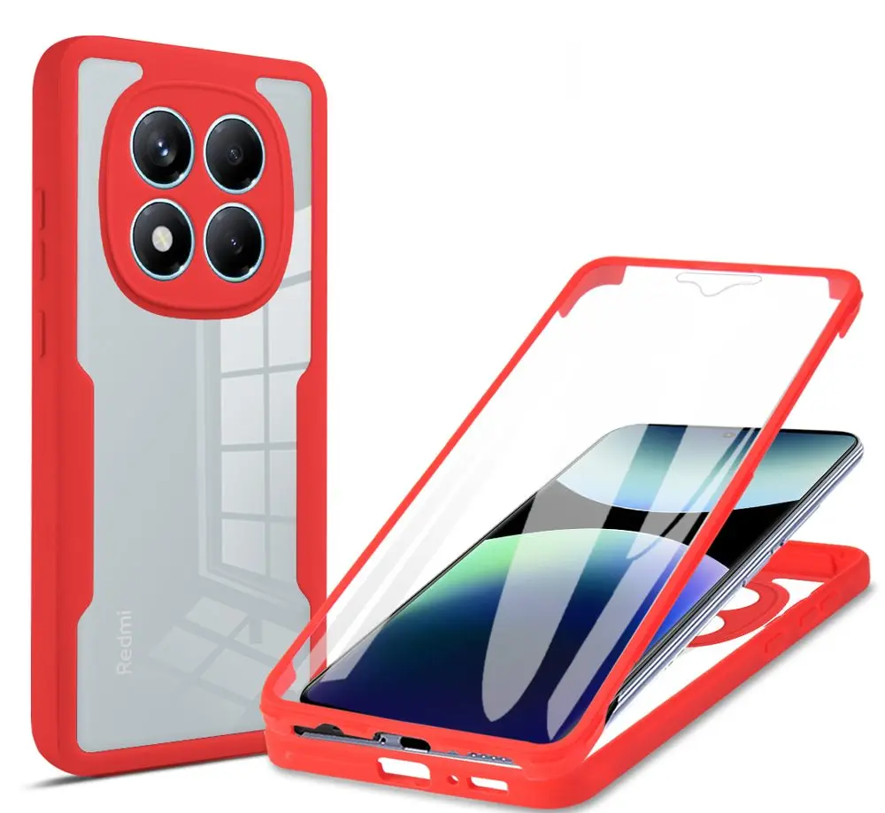 JP Defense colorful obal, Xiaomi Redmi Note 14 Pro 5G, červený