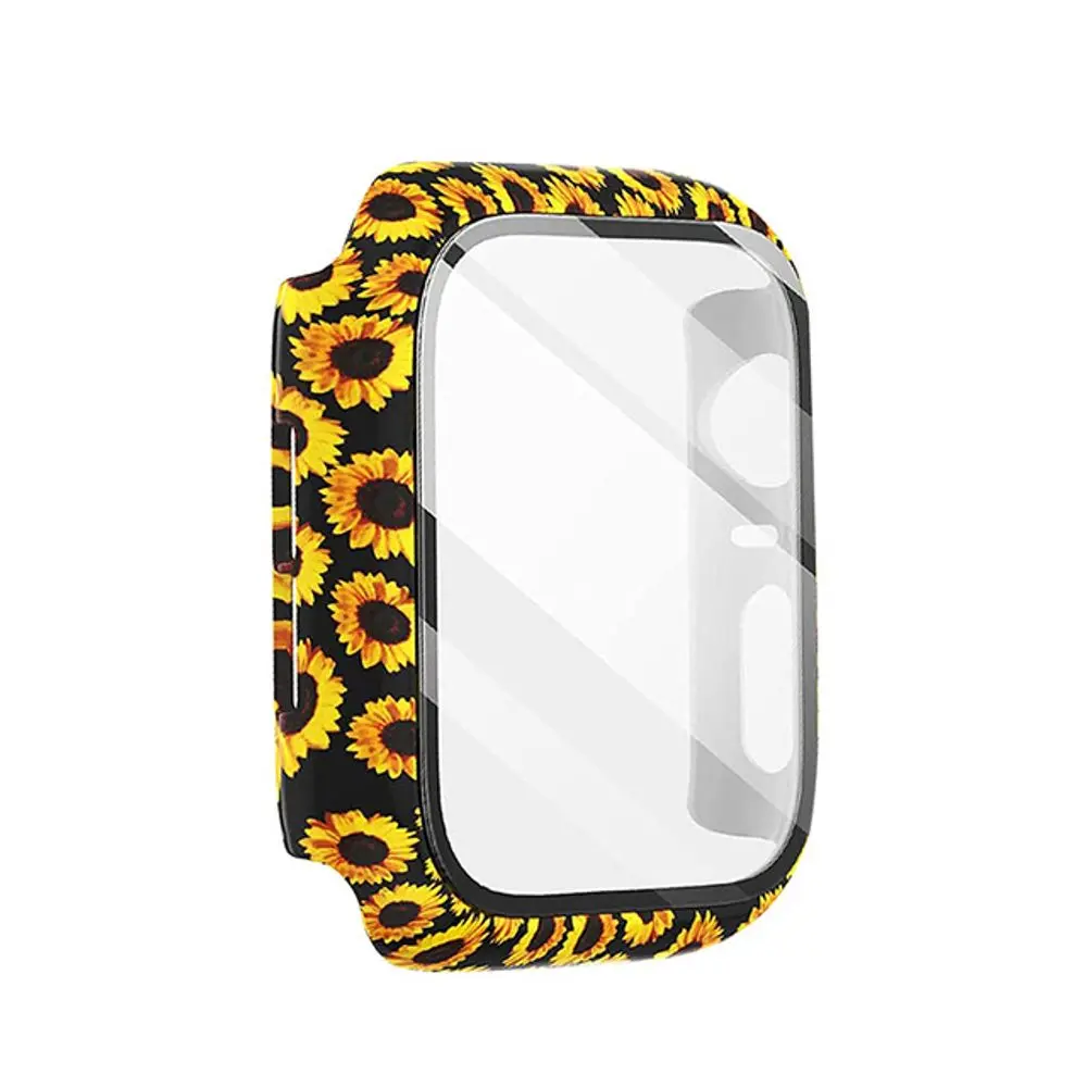 JP Watch case Motive, Apple Watch 7 / 8 / 9, 41 mm, slunečnice