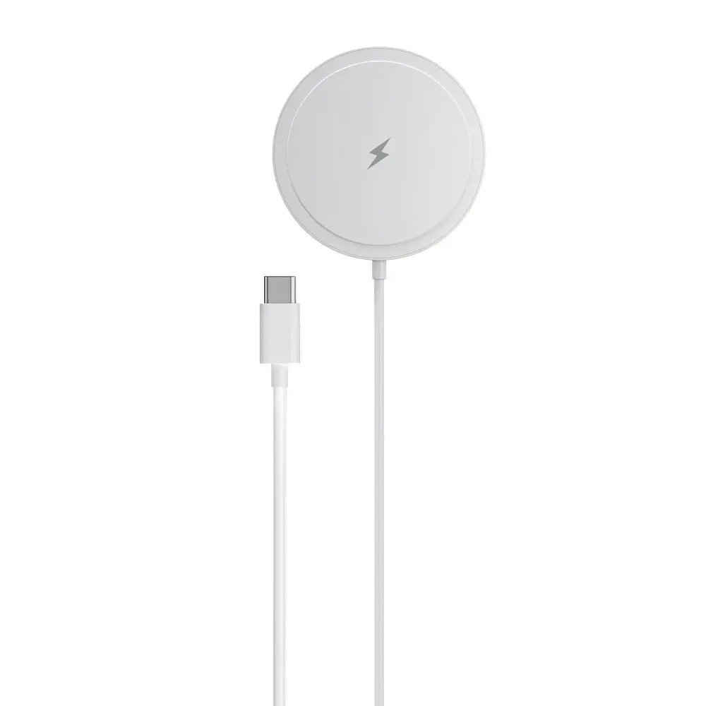 BlueStar Bezdrátová MagSafe nabíječka, 15 W, bílá
