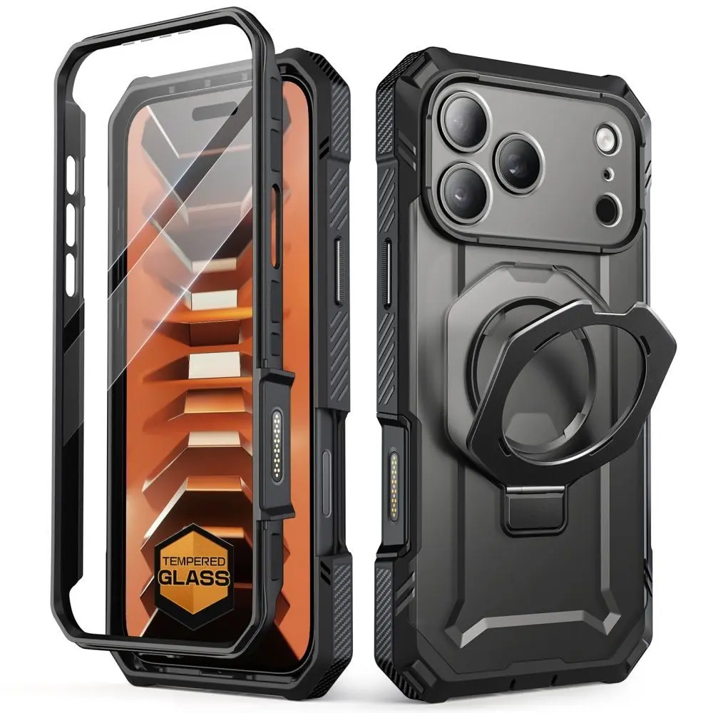 Supcase Grip Pro Mag MagSafe, iPhone 17 Pro Max / 18 Pro Max, černý