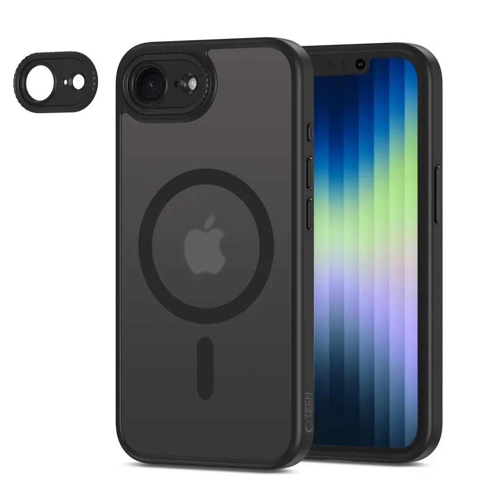Tech-Protect MagCam MagSafe, iPhone 16e / 17e, černý matný