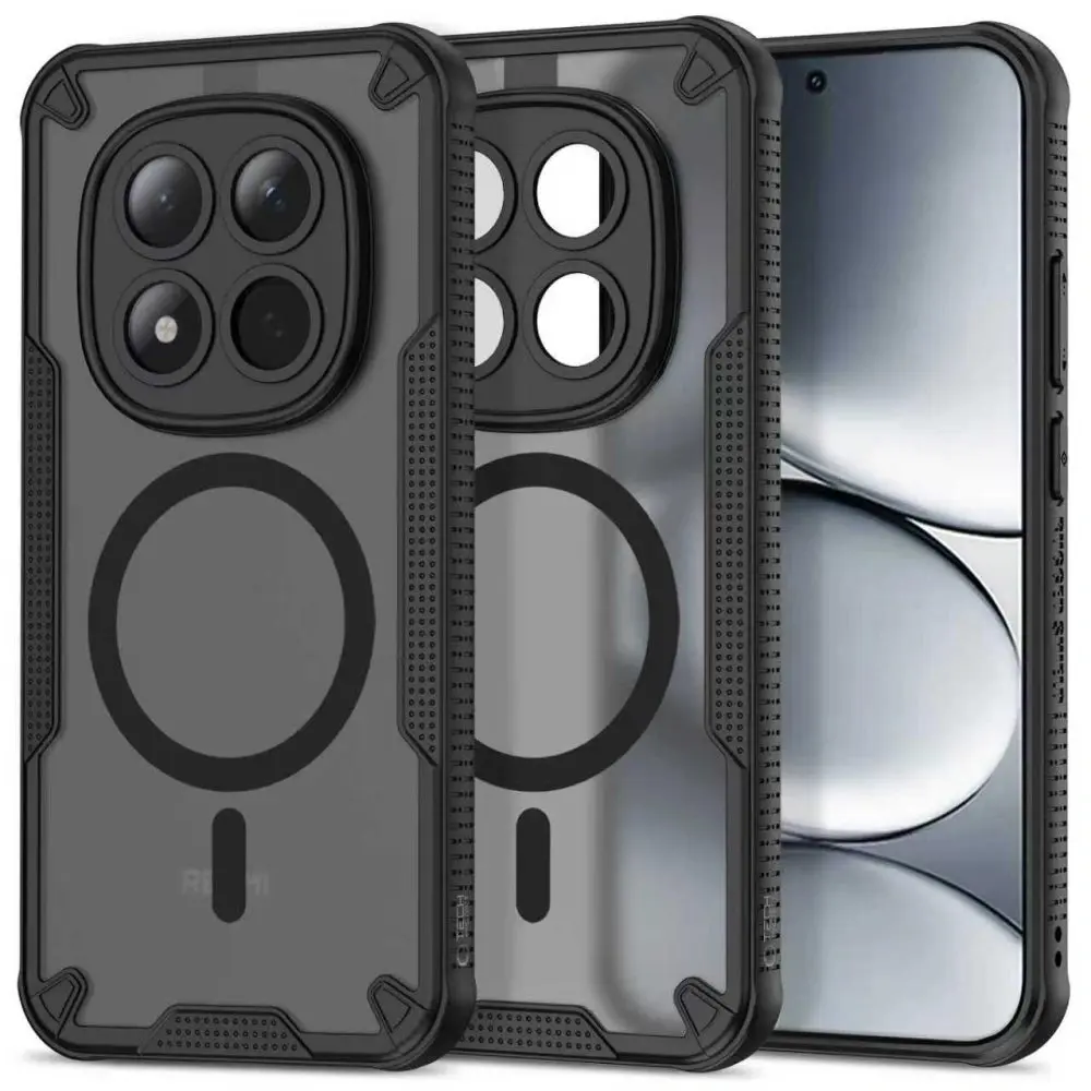 Tech-Protect Rugged Shield MagSafe, Xiaomi Redmi Note 15 Pro 5G, matná černá