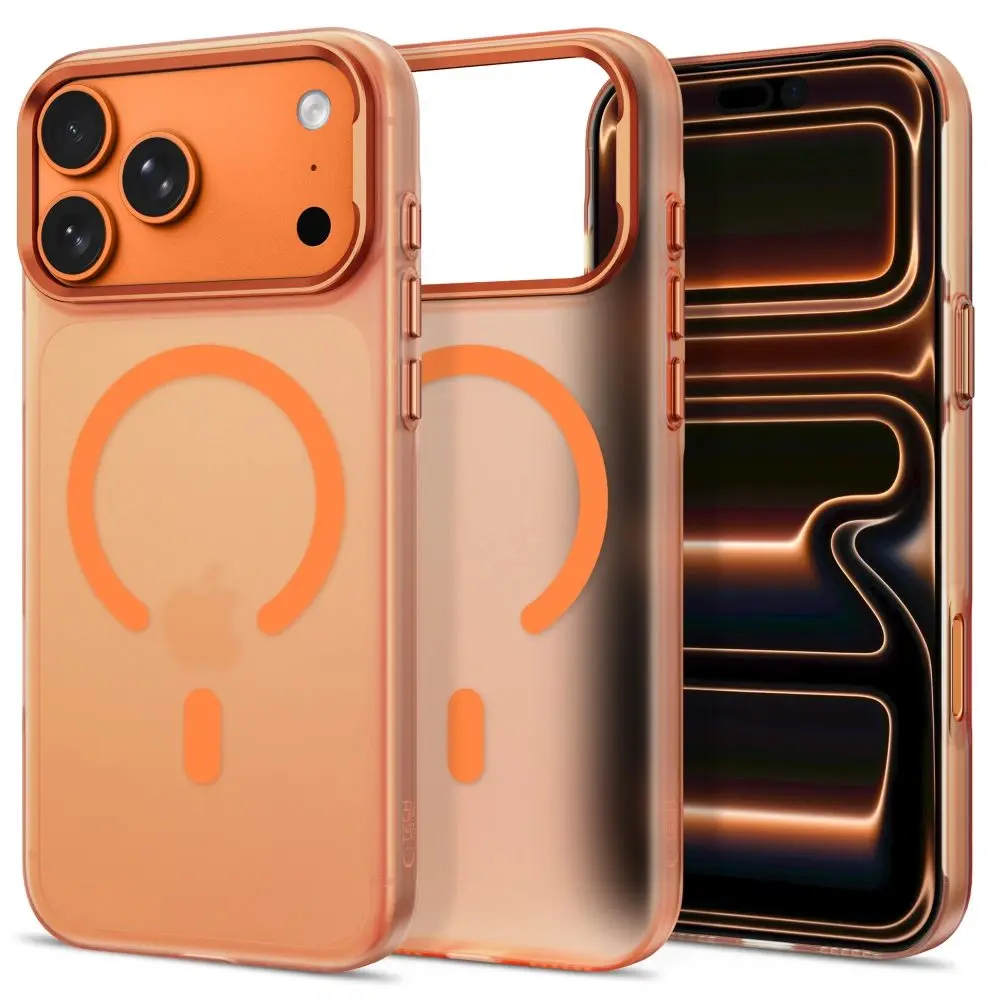 Tech-Protect MagZero MagSafe, iPhone 17 Pro / 18 Pro, matná oranžová