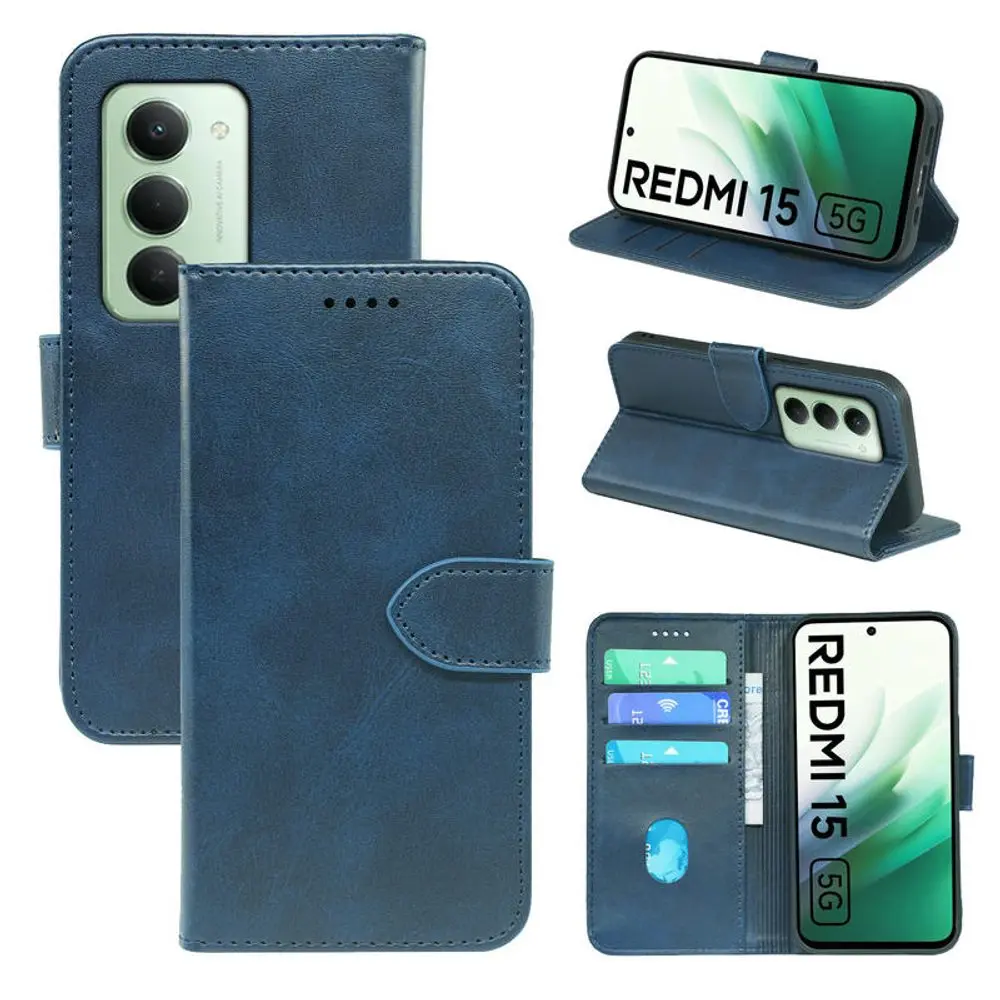 Magnet Case, Xiaomi Redmi 15, modrý
