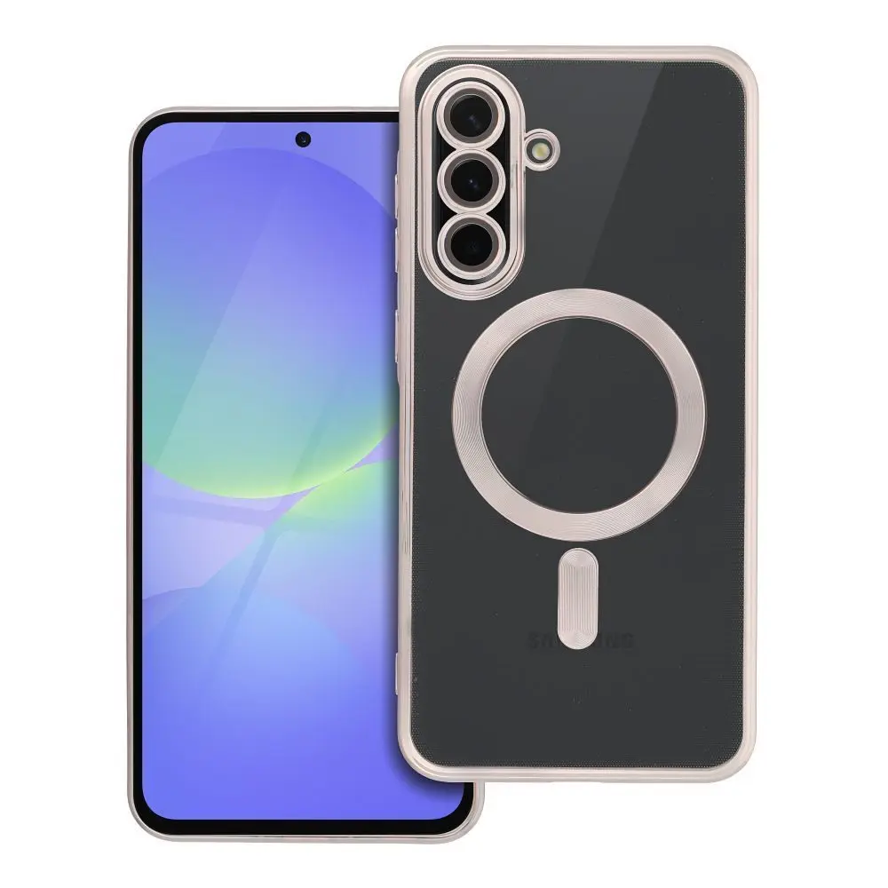 Forcell Case for Samsung A36 Electro Mag Cover compatible with MagSafe titanium 300863
