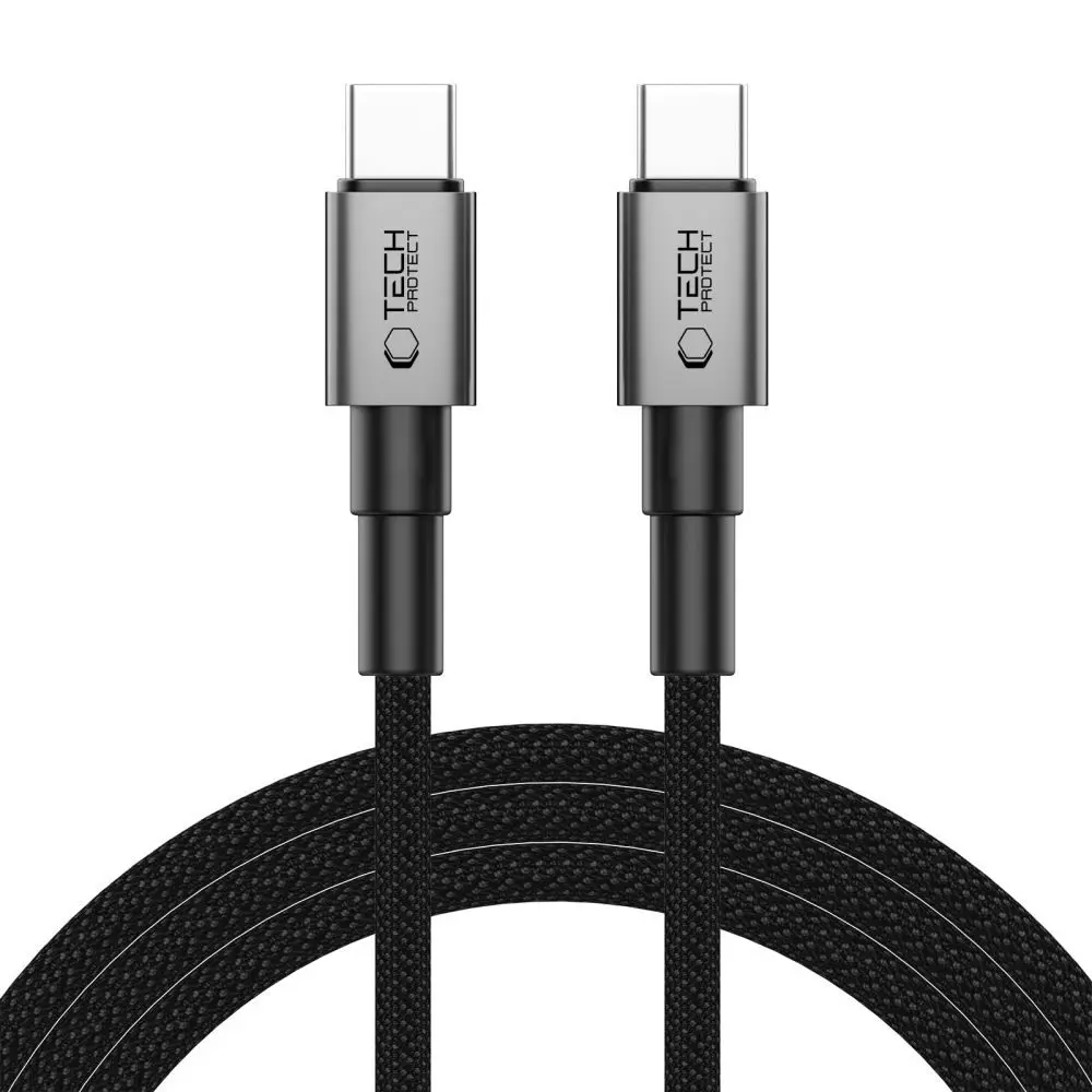 Tech-Protect UltraBoost DNA kabel USB-C, PD100W/5A, 2m, šedý