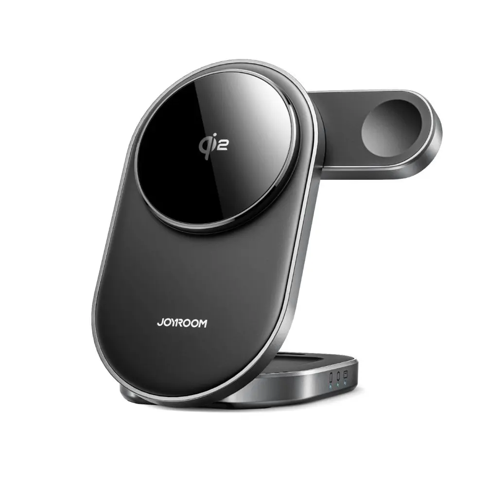Joyroom JR-W17 Bezdrátová nabíječka Qi 3v1, černá